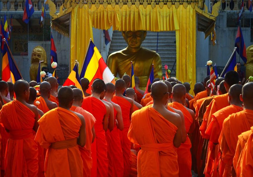 Meak Bochea pour célébrer l'intronisation initiale des moines