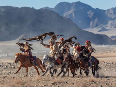 Eagle hunters - Mongolia