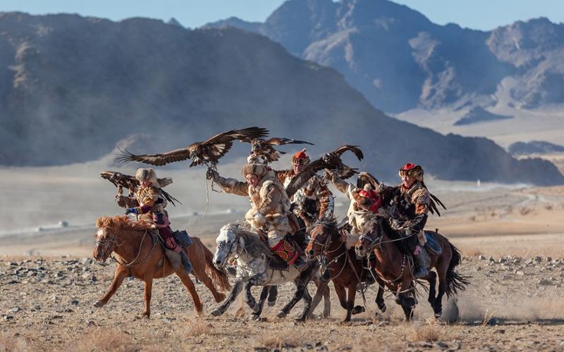Eagle hunters - Mongolia