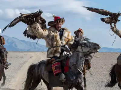 Eagle hunters - Mongolia