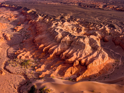 Khermen Tsav - The Flaming Cliffs of the Gobi