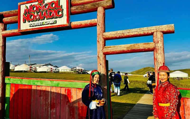 Mongol Nomadic Ger Camp 