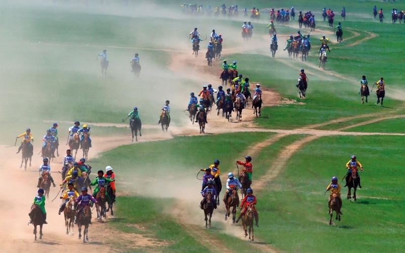 Horse Racing at Naadam Festival