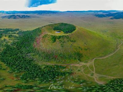 Uran Togoo volcano