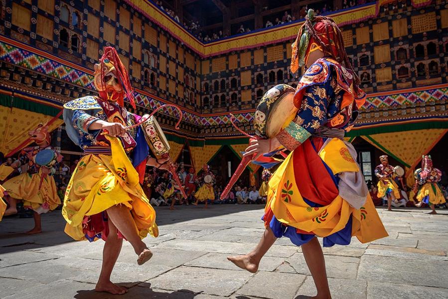 Les fêtes au Bhoutan