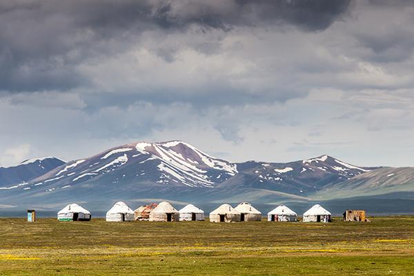 La yourte, tout un symbole pour le Kirghizistan