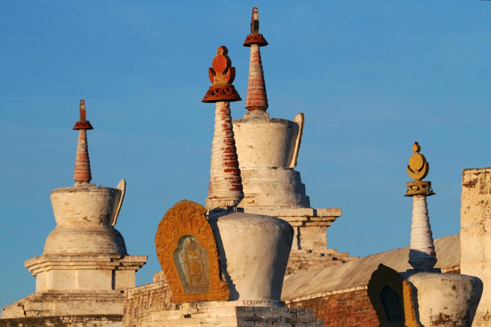 Les stupas en Mongolie