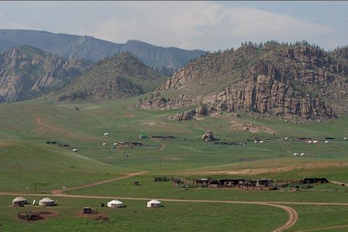 La plus faible densité de population en Mongolie