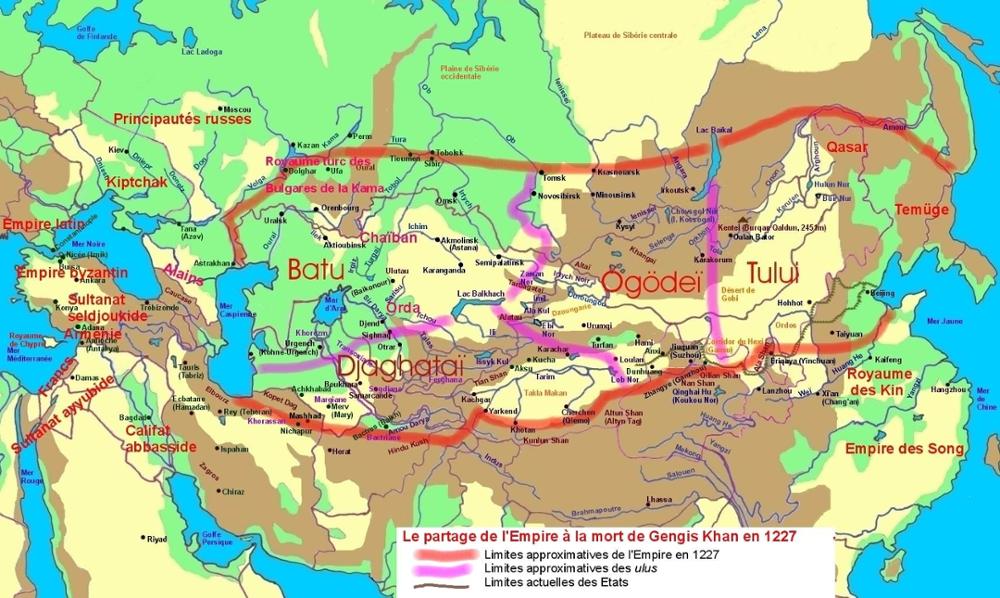 La Mongolie de 1368 à 1691