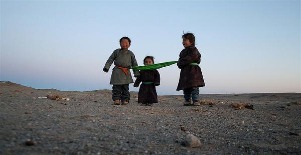 Les enfants des steppes de Mongolie