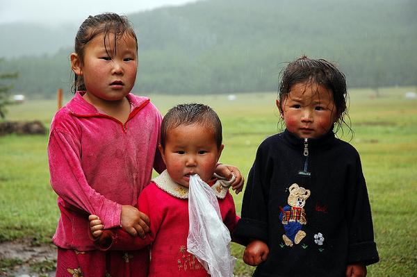 Les enfants des steppes de Mongolie