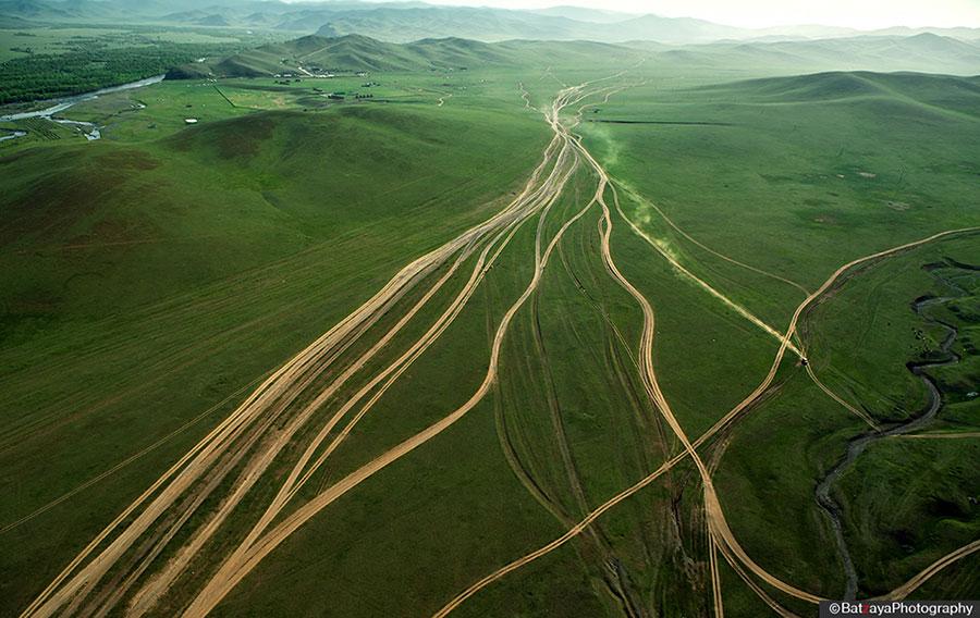 La Mongolie vue du Ciel par Batzaya