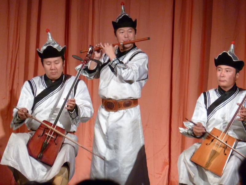 Morin khuur, the fiddle with a horse's head