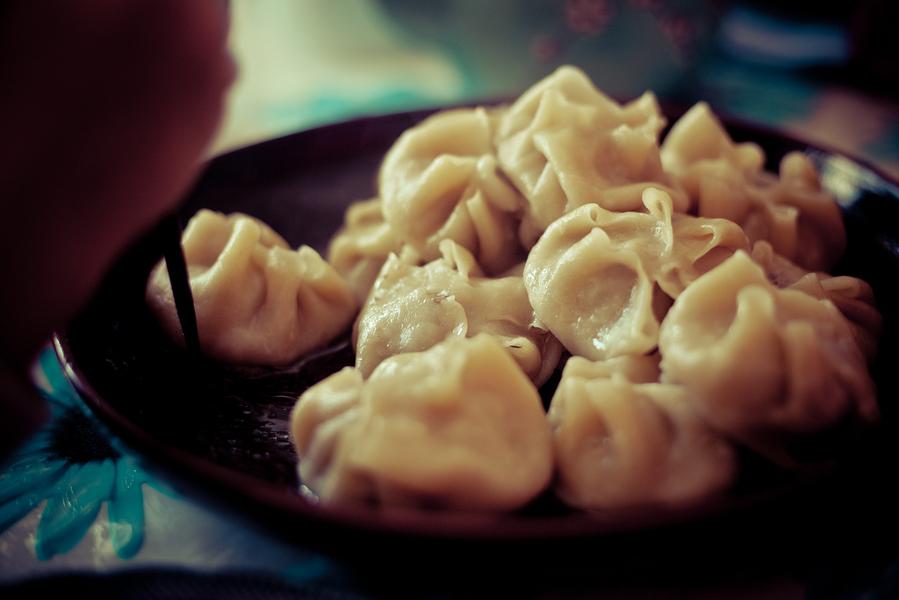 Eating in Mongolia